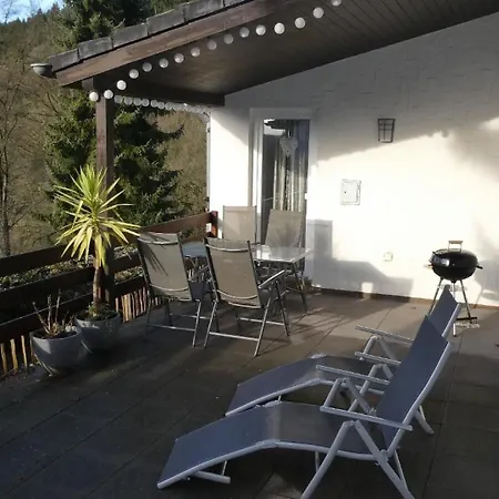 Schoenes Mit Panoramablick Auf Den Und Auf Bewaldeten Huegel Am Stausee Bitburg Holiday home